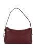 Medium Emblem Shoulder Bag, &pound;900, Handbags, Burgundy, Leather, Front view